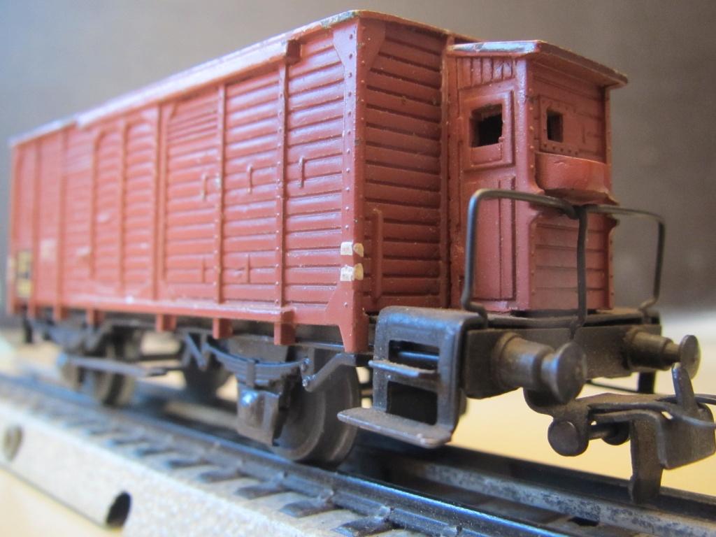 MäRKLIN H0 316 met LAAG remmerhuis vlak dak gesl.wagon 800, Wisselstroom, Gebruikt, Wagon, Ophalen of Verzenden