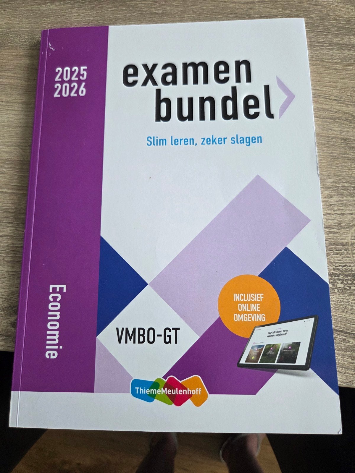Examenbundel Economie VMBO-GT 2025-2026, Boeken, Ophalen of Verzenden, Zo goed als nieuw, VMBO, Economie
