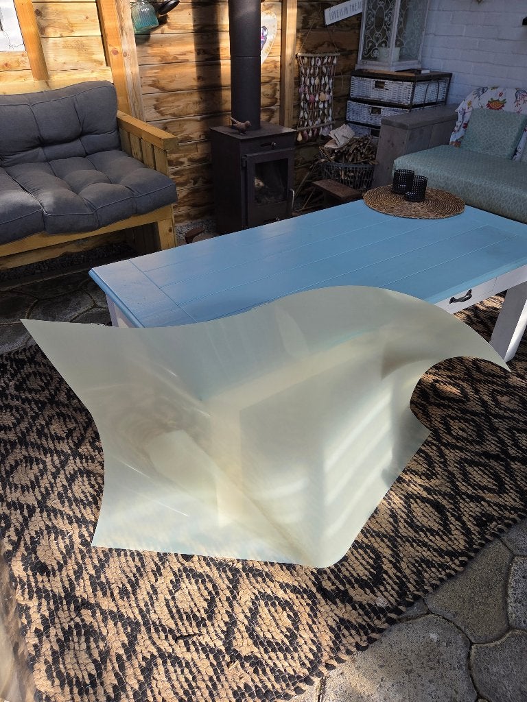 Plexiglas Polycarbonaat Plastic. 121cm x 68cm x 0,2mm, Ophalen, Zo goed als nieuw, Kunststof