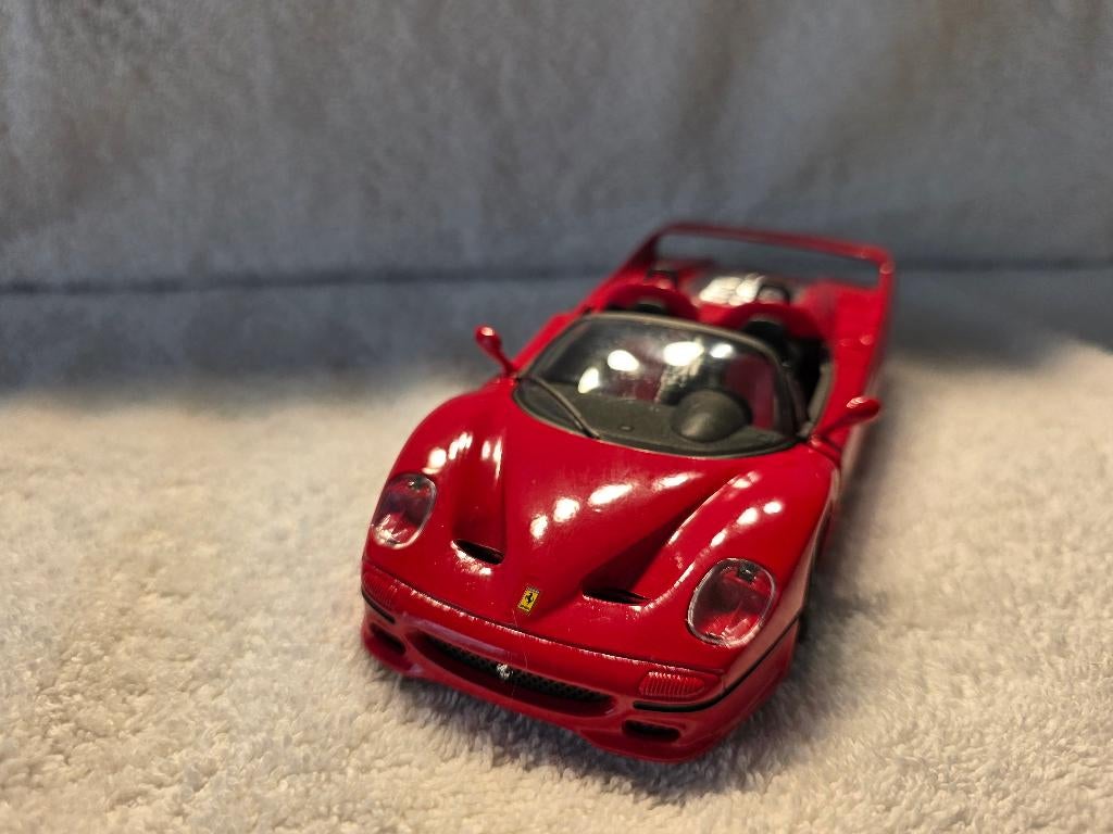 Ferrari F50 cabrio 1:18 Maisto, Hobby en Vrije tijd, Modelauto's | 1:18, Ophalen of Verzenden, Gebruikt, Auto, Maisto