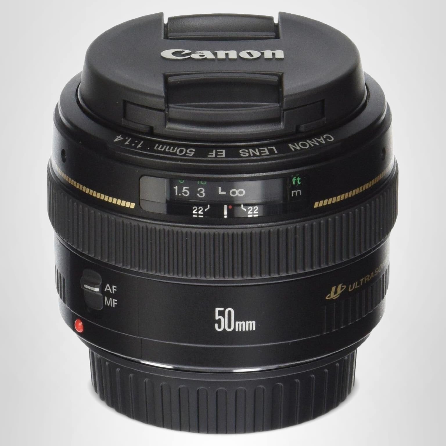 Canon EF 50mm F1.4 USM, Ophalen of Verzenden, Zo goed als nieuw, Standaardlens