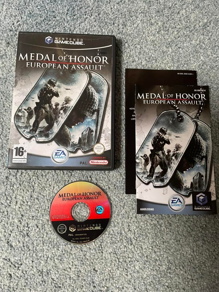Medal of Honor European Assault met garantie, Spelcomputers en Games, Games | Nintendo GameCube, Nintendo, Vanaf 18 jaar, Shooter