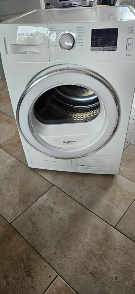 Samsung Warmtepompdroger 7kg - Energiezuinig en Stil, Ophalen, 6 tot 8 kg, Gebruikt, Voorlader
