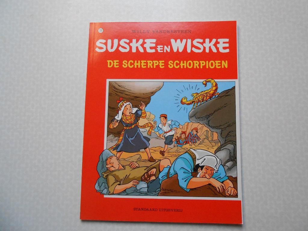 suske en wiske 231 De scherpe schorpioen 1992 1 ste druk., Boeken, Willy Vandersteen, Eén stripboek, Nieuw, Ophalen of Verzenden