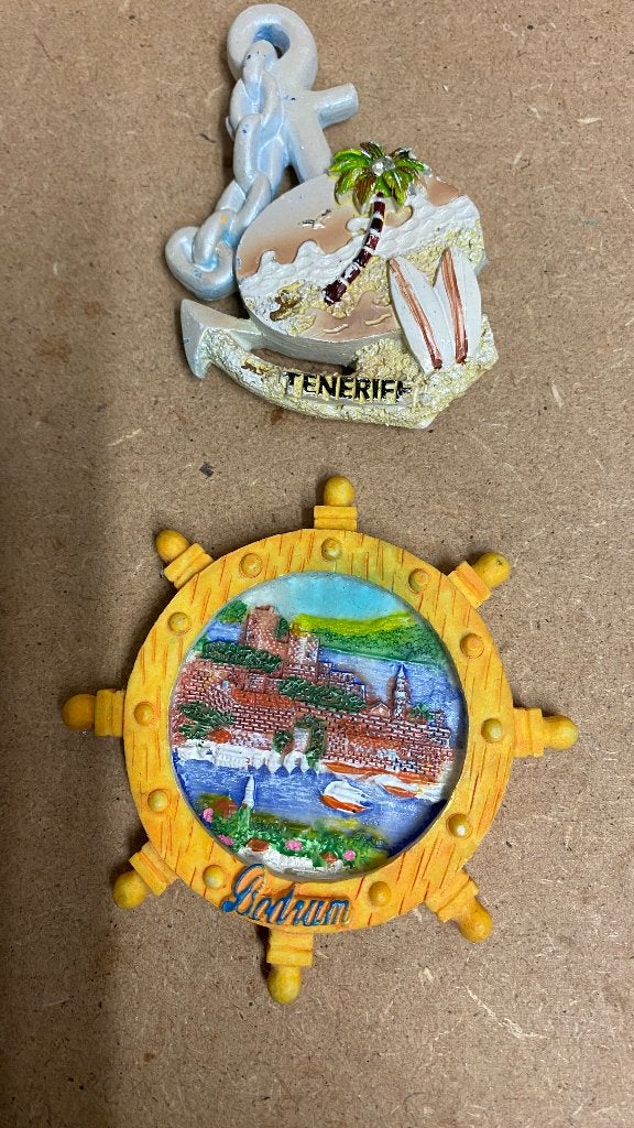 Tenerife en Bodrum magneet set, Ophalen of Verzenden, Gebruikt