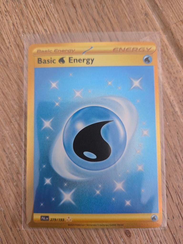 Pokémon Basic Water Energy Kaart (279/193) - Nieuwstaat, Ophalen of Verzenden, Nieuw, Losse kaart, Foil