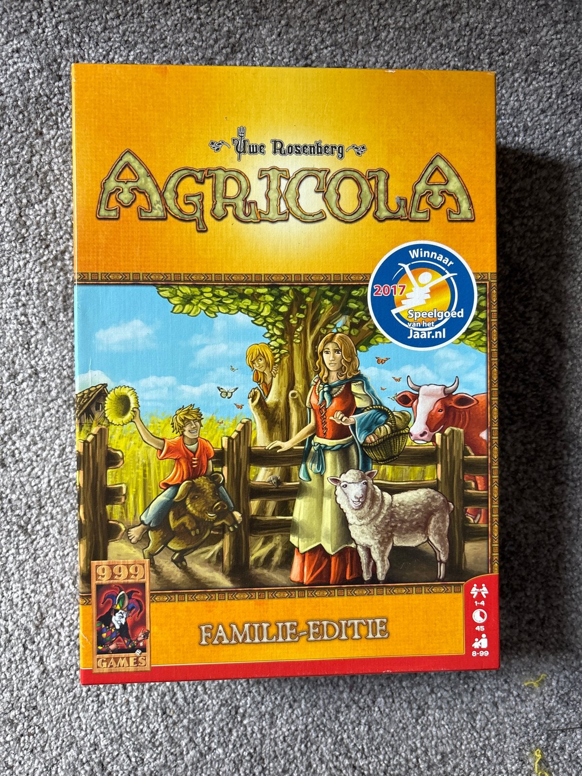 Agricola Familie-editie - Strategisch bordspel, Hobby en Vrije tijd, Gezelschapsspellen | Bordspellen, Een of twee spelers, Ophalen of Verzenden