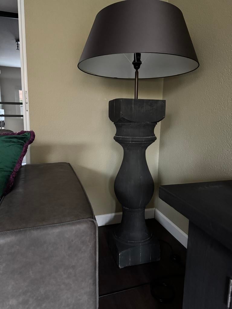Frezoli ROVIGO staande lamp met kap XXL en XL, Ophalen, 100 tot 150 cm, Zo goed als nieuw, Stof