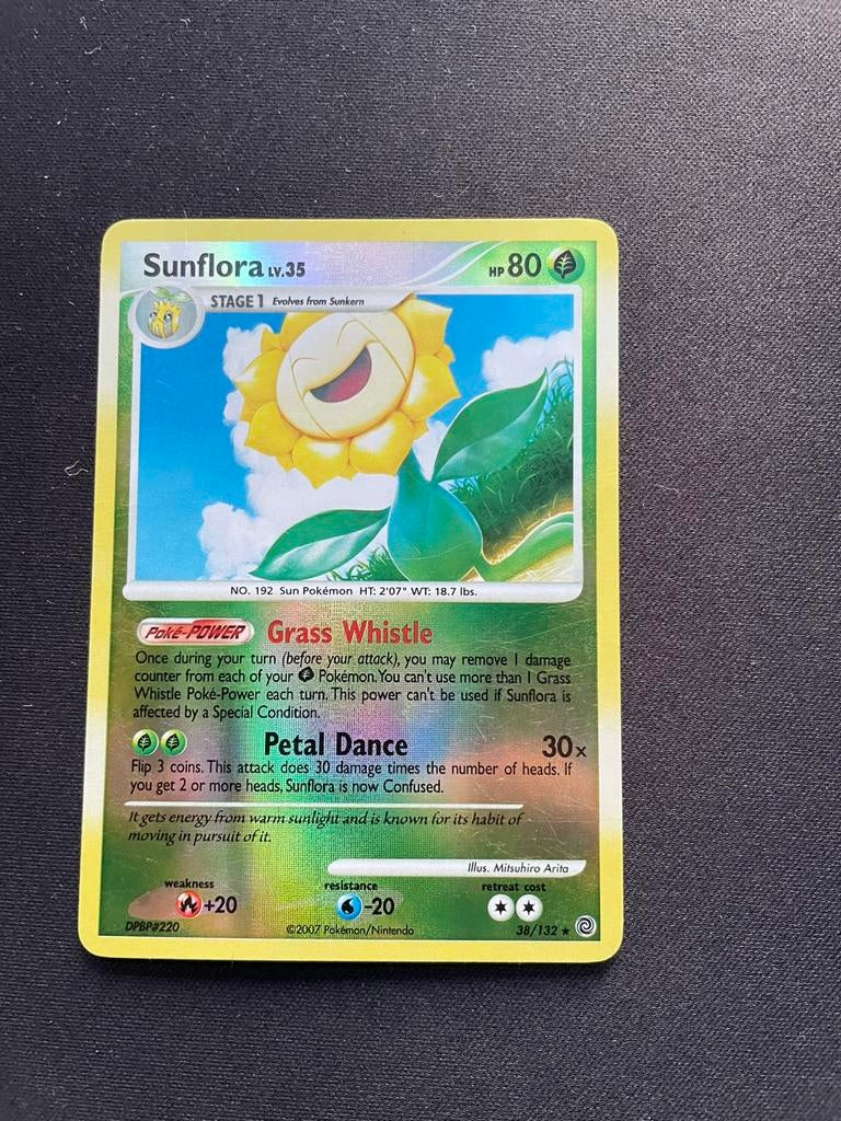 Sunflora Reverse Holo 38/132 Secret Wonders 2007, Ophalen of Verzenden, Zo goed als nieuw