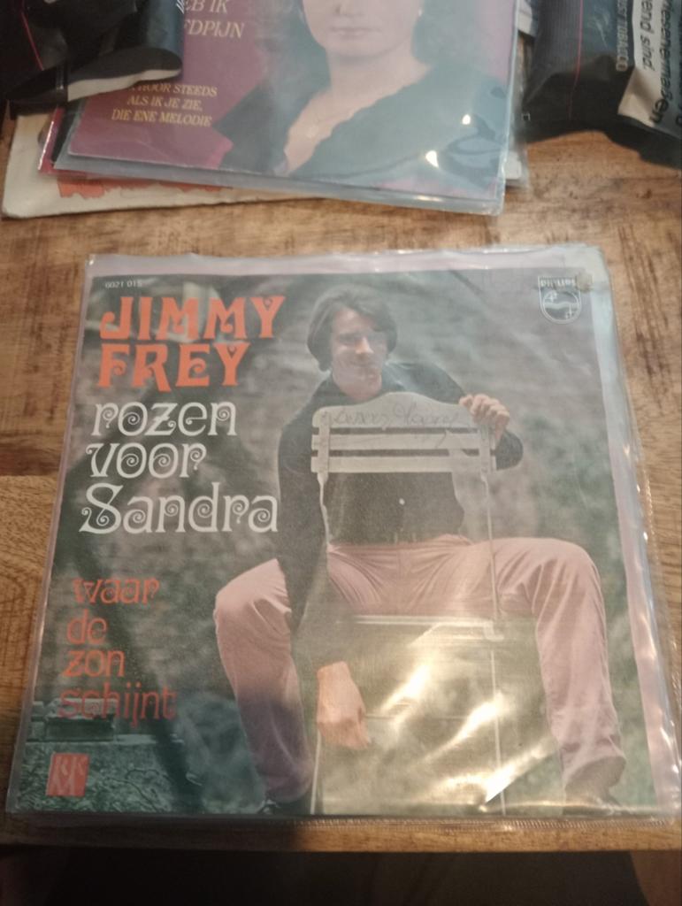 Jimmy Frey - rozen voor sandra, Ophalen of Verzenden, Zo goed als nieuw, Overige formaten, Levenslied of Smartlap