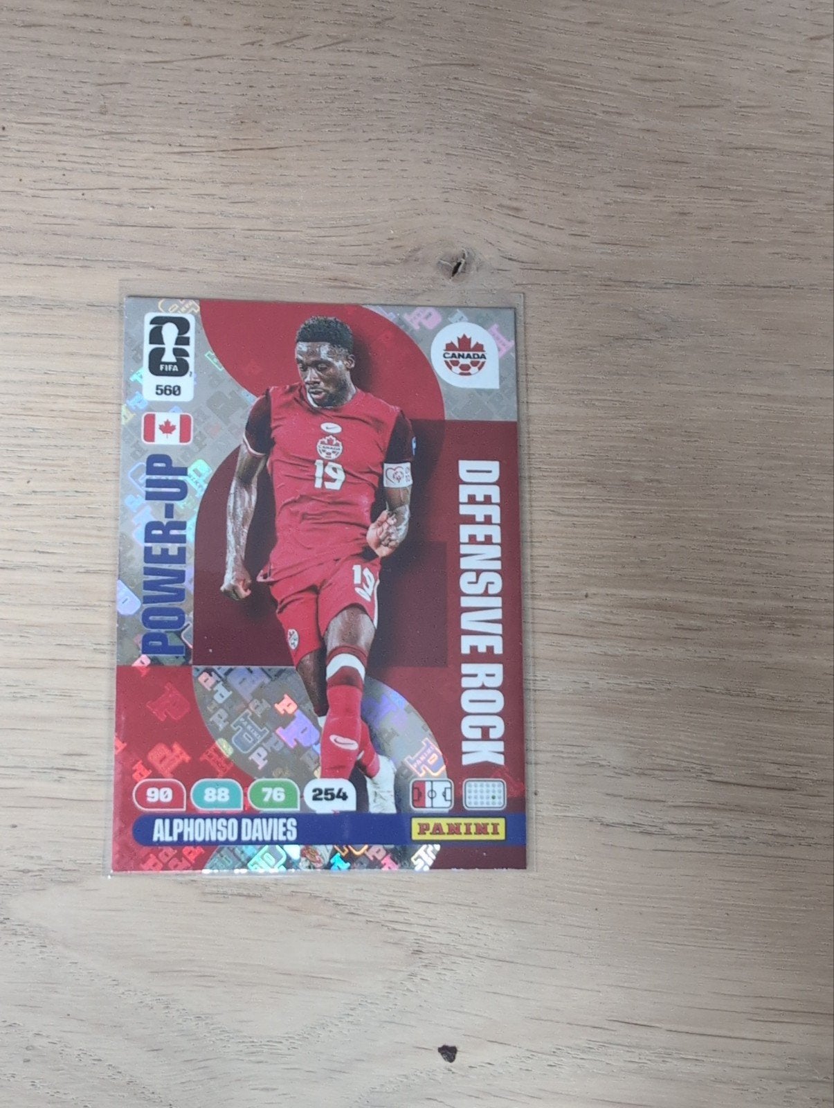 Alphonso Davies Panini Adrenalyn FIFA World Cup 2026, Ophalen of Verzenden, Zo goed als nieuw, Buitenlandse clubs, Spelerskaart