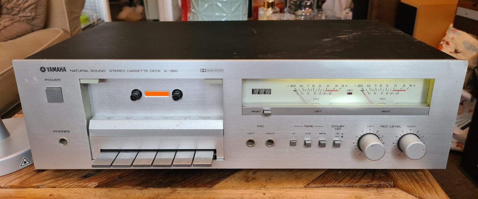 Yamaha K-360 Cassettedeck Defect, Audio, Tv en Foto, Ophalen of Verzenden