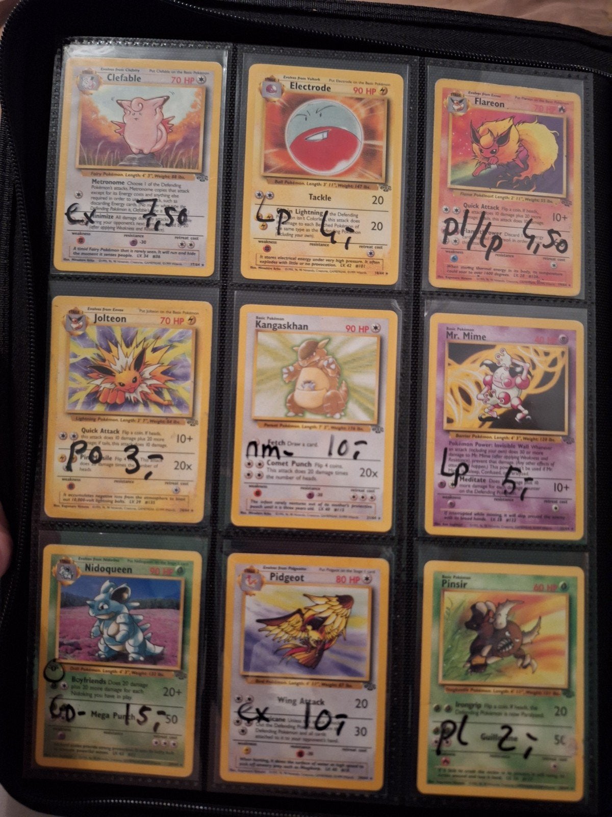 Jungle engels - vintage pokemon, Hobby en Vrije tijd, Verzamelkaartspellen | Pokémon, Ophalen of Verzenden, Zo goed als nieuw