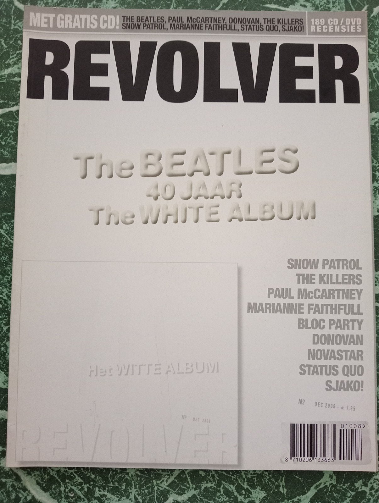 Revolver Magazine Dec 2008 - The Beatles White Album, Boeken, Tijdschriften en Kranten, Ophalen of Verzenden, Gelezen, Muziek, Film of Tv