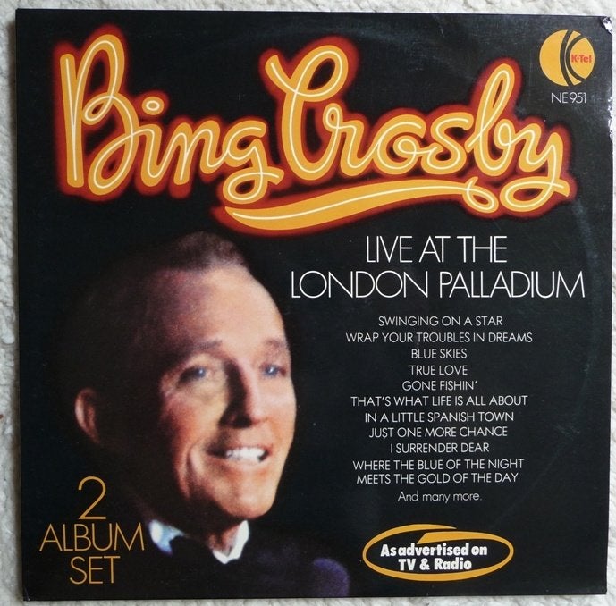 Bing Crosby - Live at the London Palladium (2lp), Gebruikt, 1980 tot heden, Ophalen of Verzenden, 12 inch