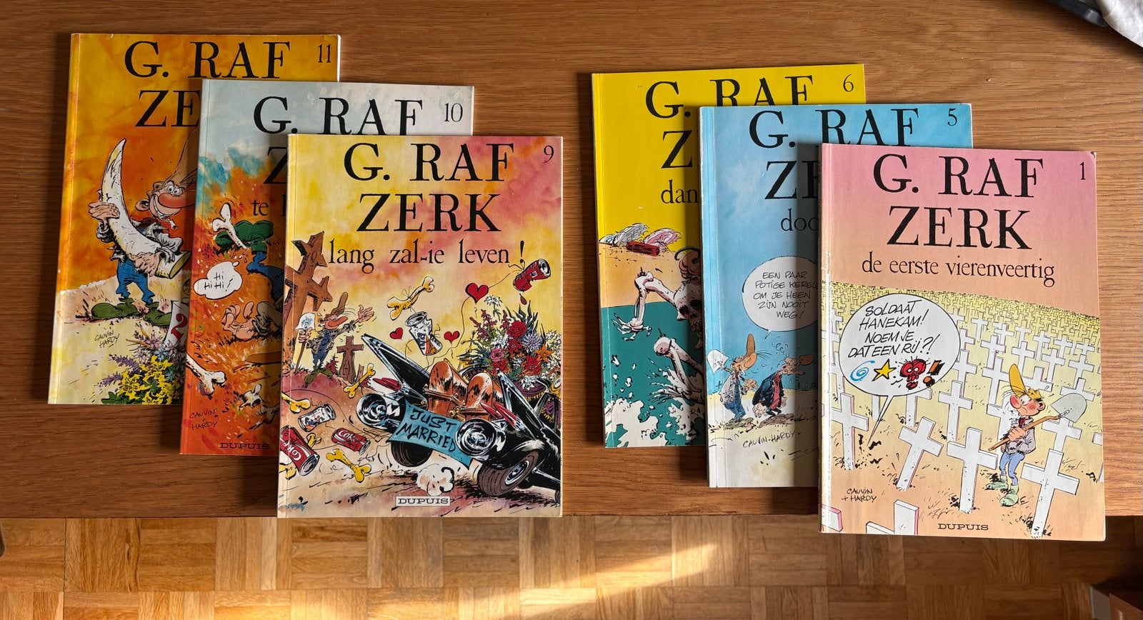 G. Raf Zerk stripboeken - Diverse delen, Meerdere stripboeken, Ophalen of Verzenden, Gelezen