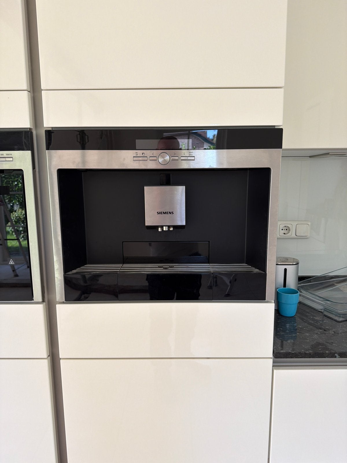 Siemens inbouw koffiemachine - Zo goed als nieuw, Witgoed en Apparatuur, Ophalen of Verzenden, Zo goed als nieuw, Koffiemachine