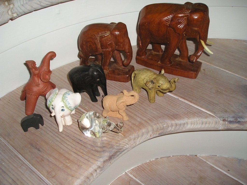 Diverse olifanten, Verzamelen, Dierenverzamelingen, Ophalen of Verzenden, Gebruikt, Wild dier, Overige typen