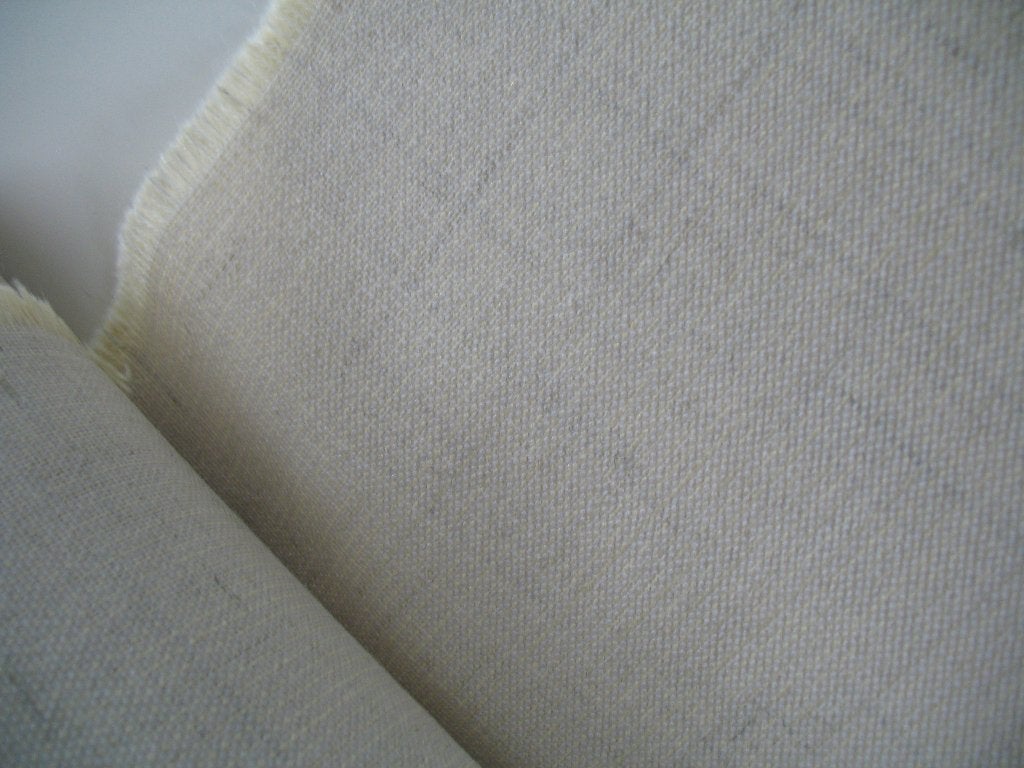 Kvadrat Floyd Screen; crème + grijs; max 10,3 mtr meubelstof, Wol, Meerkleurig, 120 cm of meer, Ophalen of Verzenden