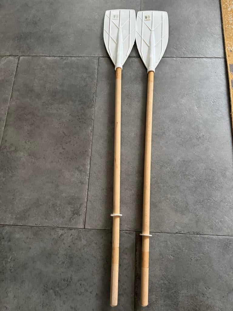 Set van 2 roeiriemen - Ideaal voor boot of kano, Ophalen, Nieuw, Enkelbladige peddel