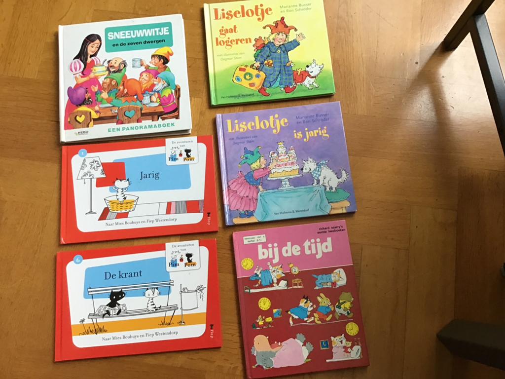 Kinderboeken pakket: Sprookjes, Liselotje, Pim Pom, Scarry, Ophalen of Verzenden, Zo goed als nieuw