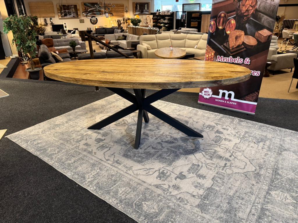 Eettafel ovaal 210x100 €299,-Mango Direct leverbaar E-7320, 50 tot 100 cm, Ovaal, Oliemolensingel 70, Ophalen