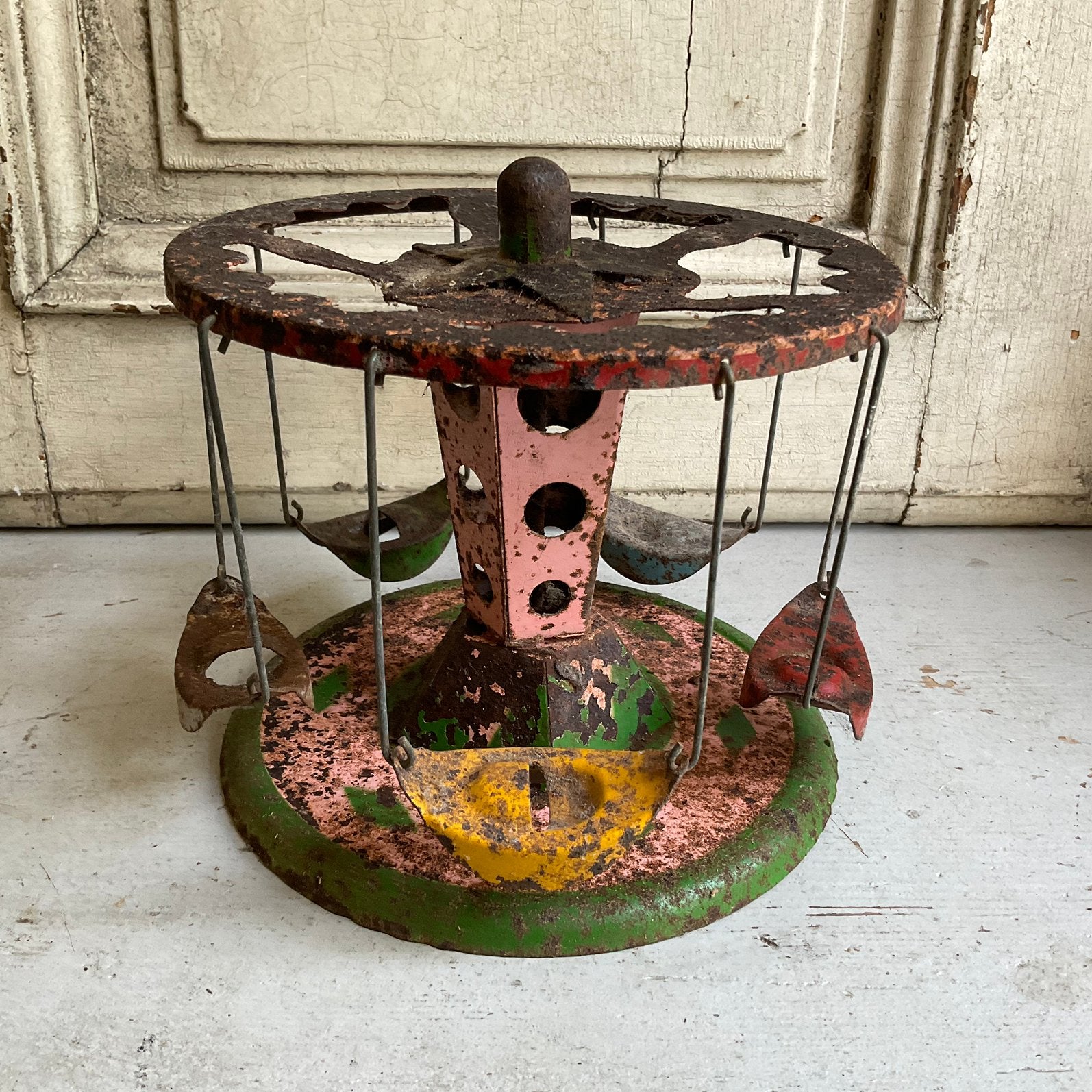 Antieke draaimolen. Kinderspeelgoed *tres jolie Duiven*, Antiek en Kunst, Verzenden