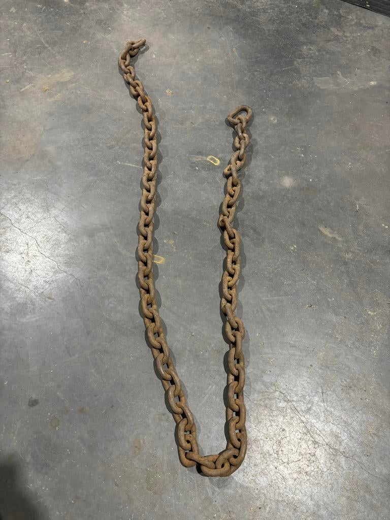 Zware stalen ketting, Ophalen, Gebruikt