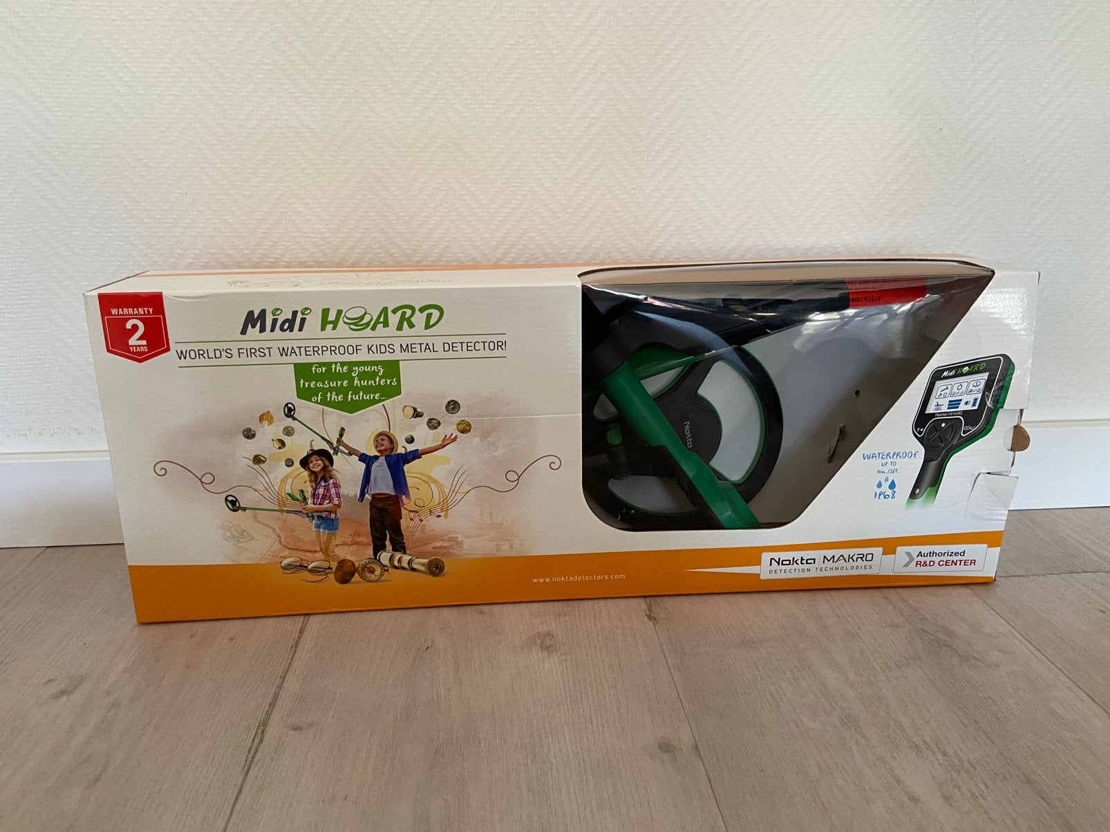 Nokta Midi Hoard Waterproof Kids Metal Detector, Hobby en Vrije tijd, Ophalen of Verzenden, Zo goed als nieuw, Overige merken