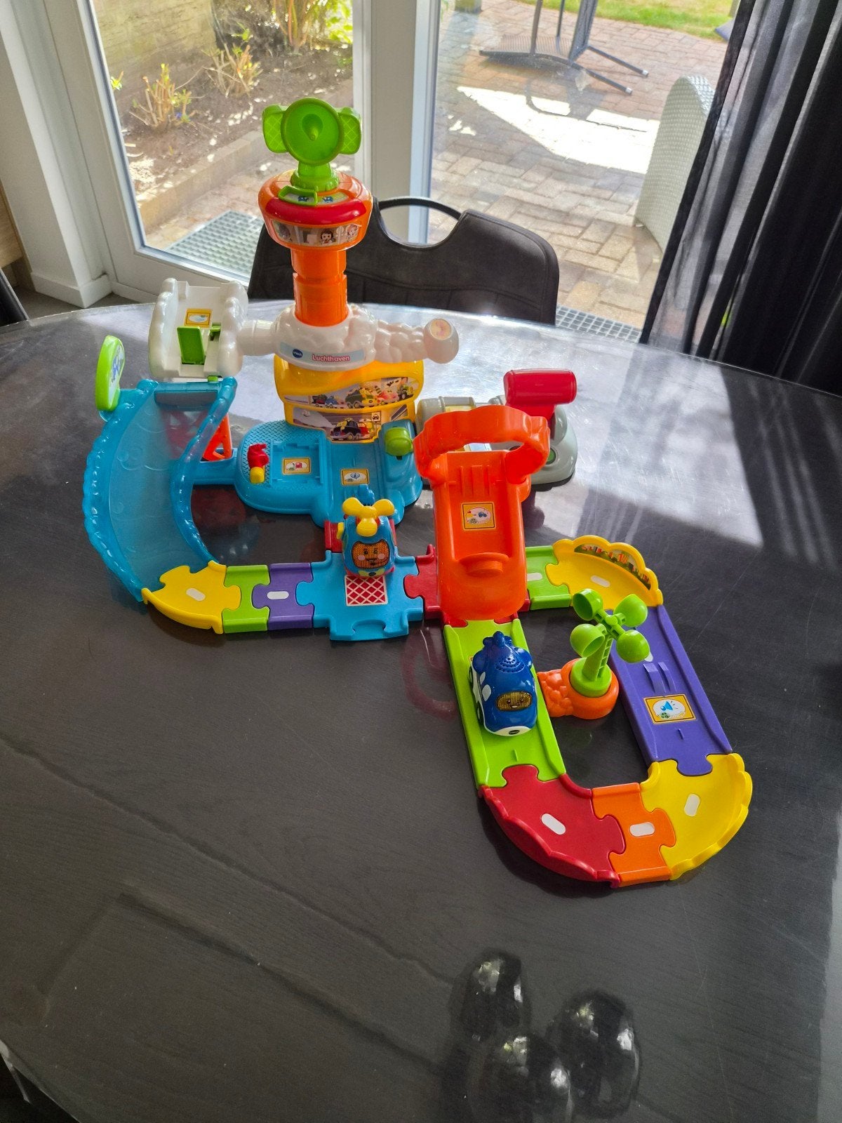 VTech Toet Toet Auto's Vliegveld Racebaan, Ophalen of Verzenden, Gebruikt, Handmatig, Overige merken