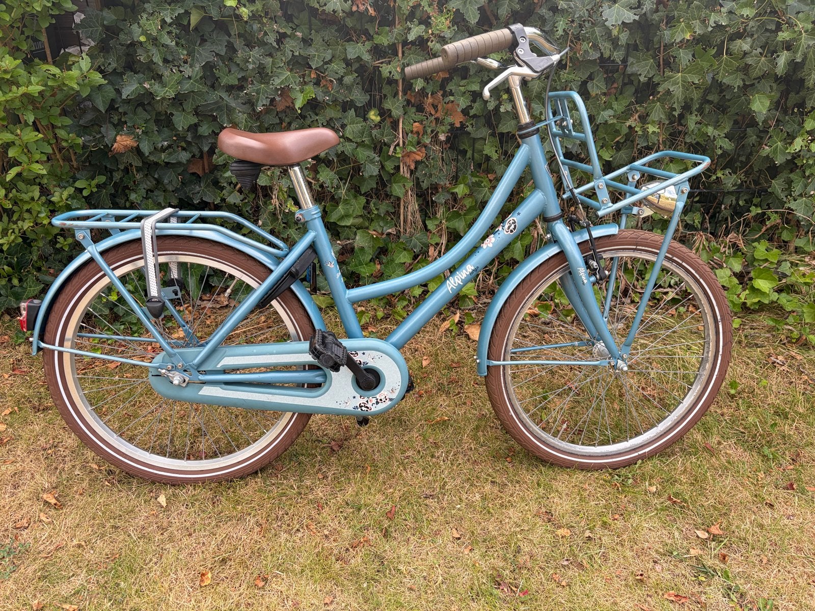 Alpina Cargo kinderfiets 22 inch, Fietsen en Brommers, Ophalen, Gebruikt, Terugtraprem, 20 inch of meer