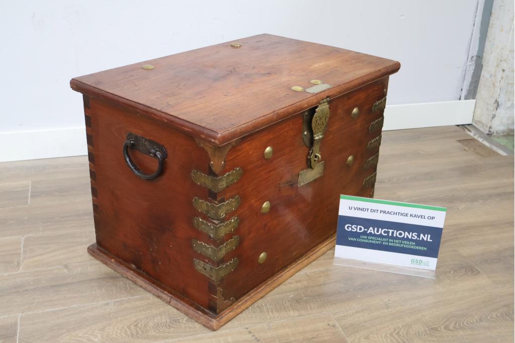 Antiek Houten Bruidskist, Antiek en Kunst, Ophalen of Verzenden