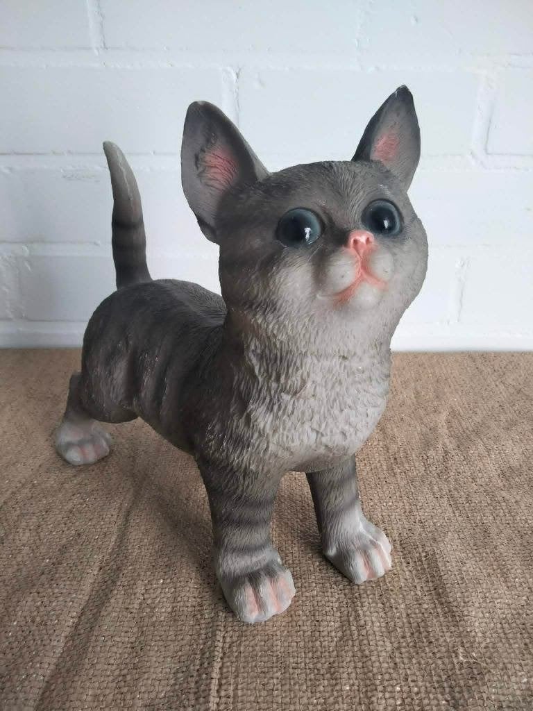 Groot katten beeldje, Ophalen, Zo goed als nieuw, Mens