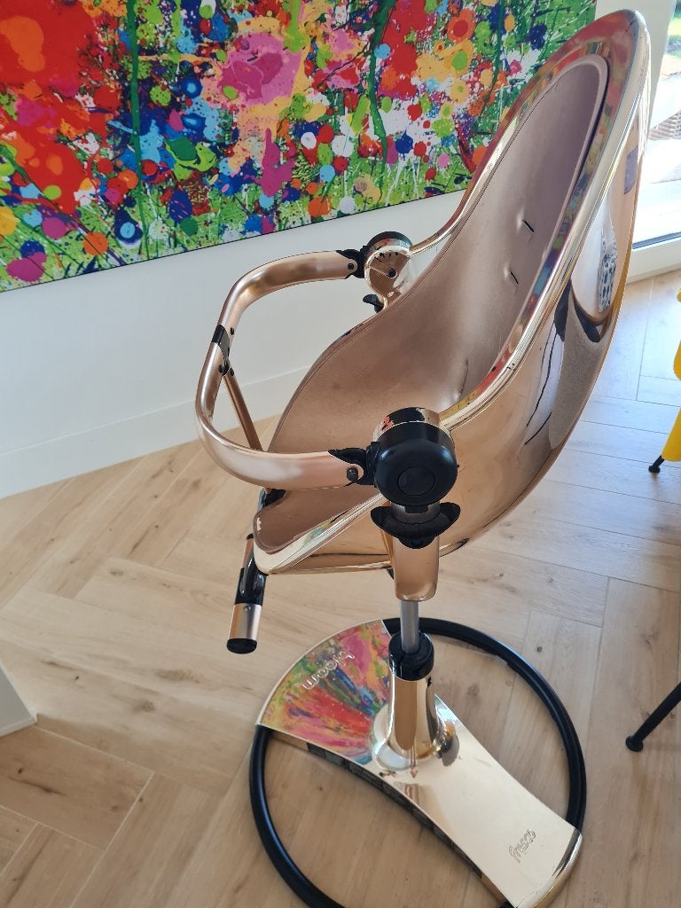 Kinderstoel fresco bloom goud, Kinderen en Baby's, Kinderstoelen, Ophalen, Gebruikt, Overige typen, Afneembaar eetblad