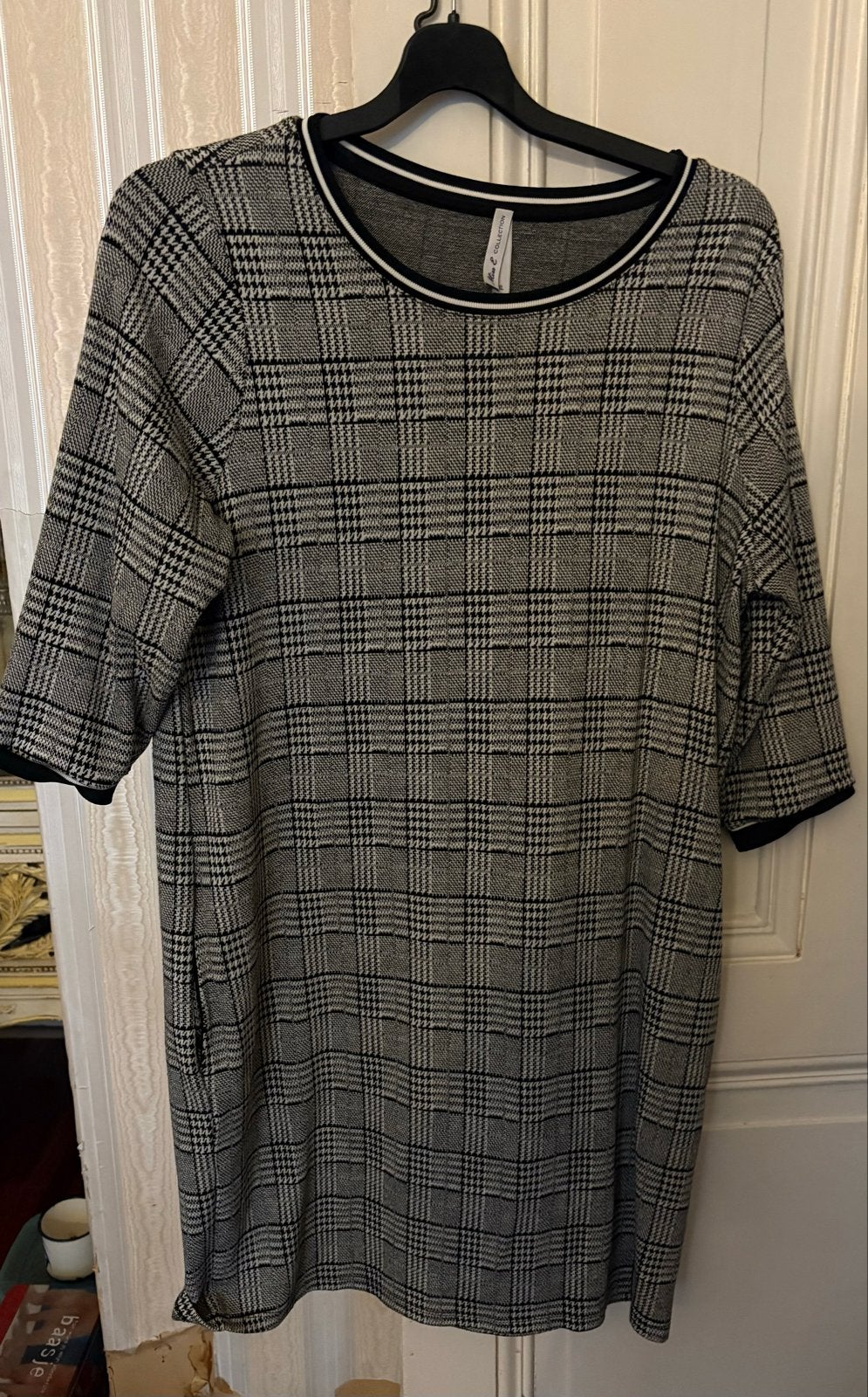 Miss Etam Geruite Jurk Maat XL, Kleding | Dames, Ophalen of Verzenden, Gedragen, Maat 46/48 (XL) of groter, Meerkleurig