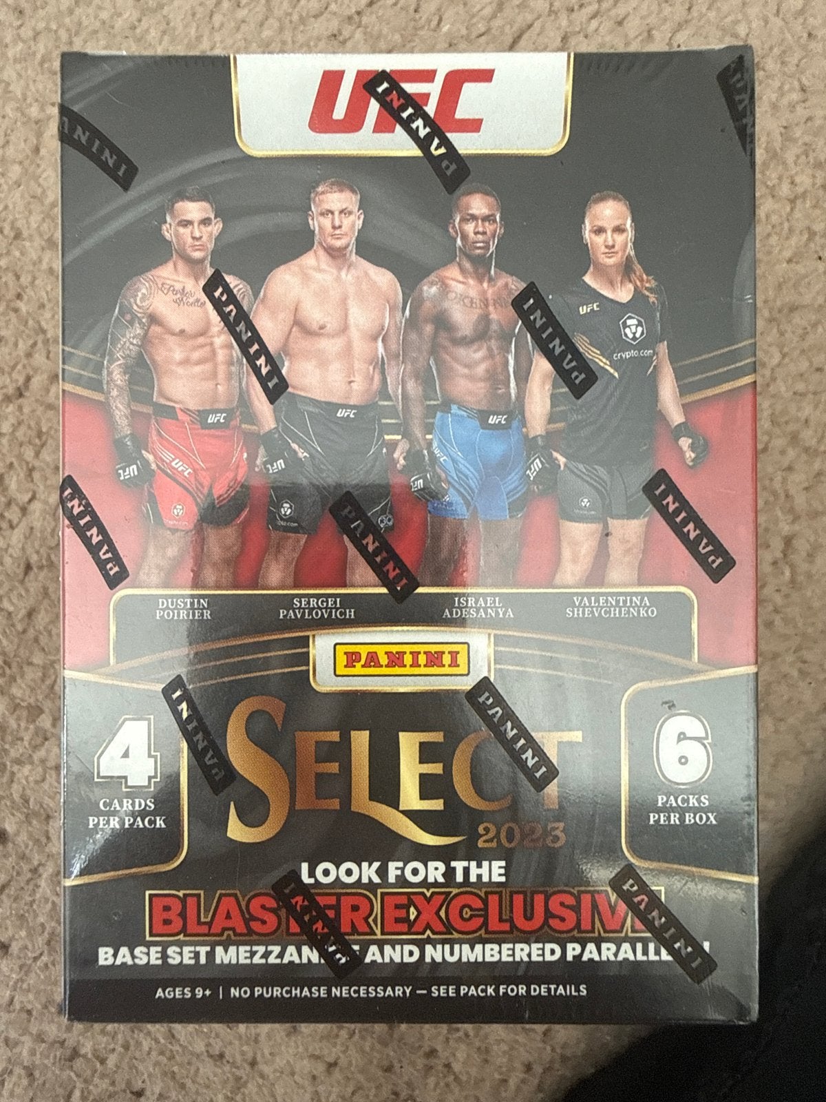 UFC Panini Select 2023 Blaster Box - Nieuw en Geseald, Ophalen of Verzenden, Nieuw, Meerdere stickers
