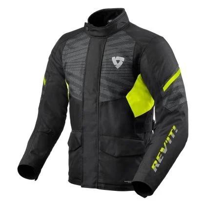 REV'IT! Duke H2O Jas Zwart Neon Geel, Ophalen, Jas | textiel, Heren, REV’IT!