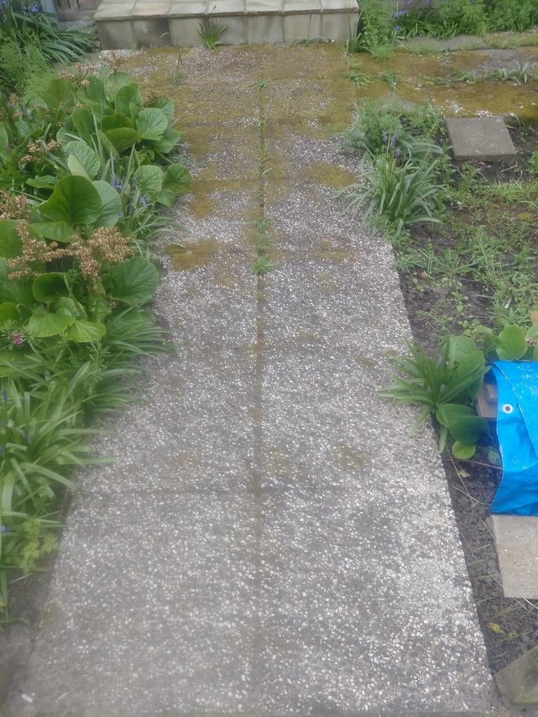 Gratis grindtegels 60x40 en 50x50 - ook als betontegel, Ophalen of Verzenden, Gebruikt, Grind, Terrastegels