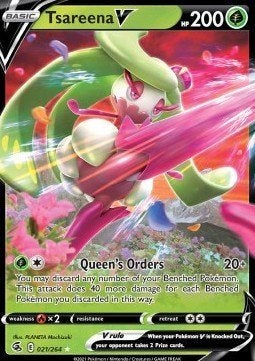 Tsareena V 021/264 – Fusion Strike – NM, Ophalen of Verzenden, Nieuw, Losse kaart