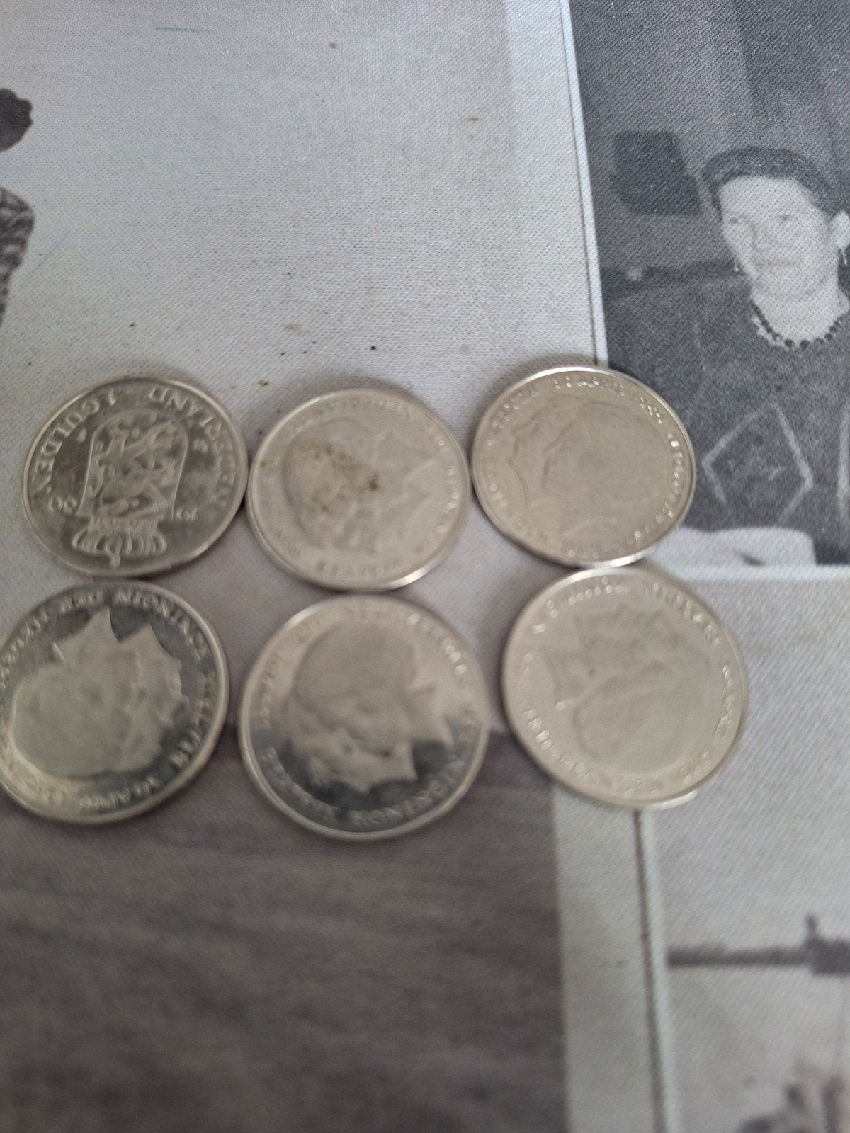 6x gulden, dubbele kop, 30 april 1980, Ophalen of Verzenden, Losse munt