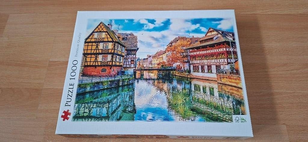 Legpuzzel Brugge 1000, Ophalen of Verzenden, 500 t/m 1500 stukjes, Zo goed als nieuw, Legpuzzel