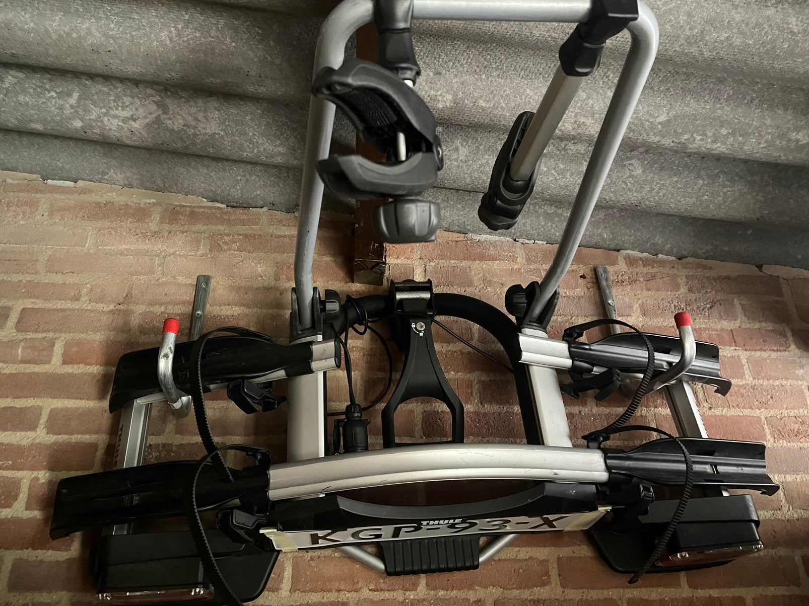Thule EuroWay G2 921  fietsendrager, Gebruikt, Ophalen of Verzenden, 2 fietsen, Trekhaakdrager