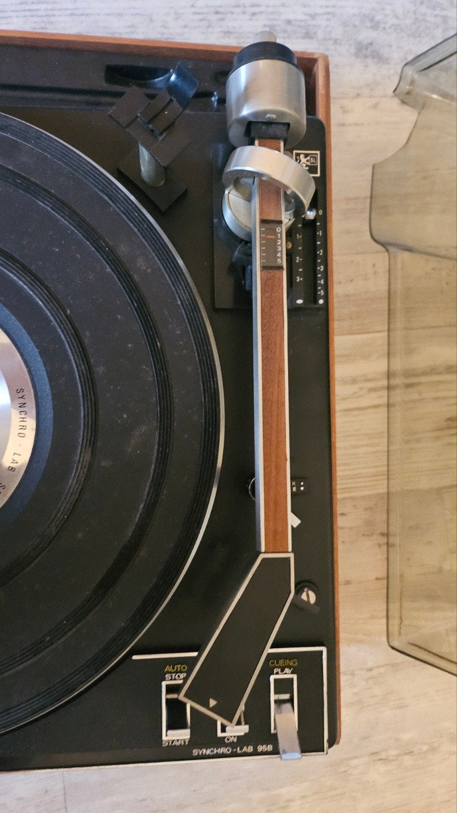Garrard Synchro-Lab 95B Platenspeler, Ophalen of Verzenden, Gebruikt, Platenspeler, Automatisch
