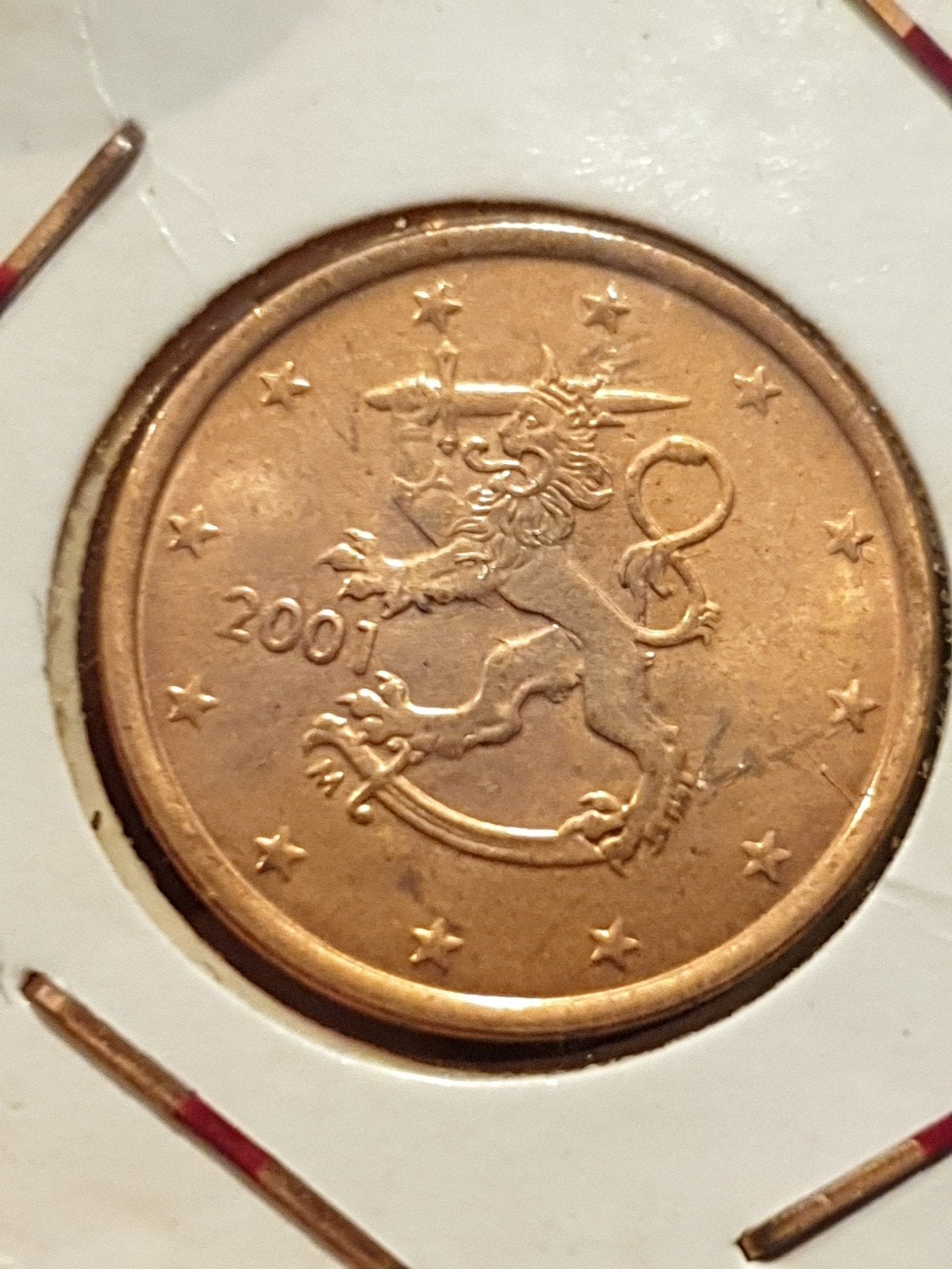 Finland 5 cent 2001 nr.2 (21), Ophalen of Verzenden, Finland