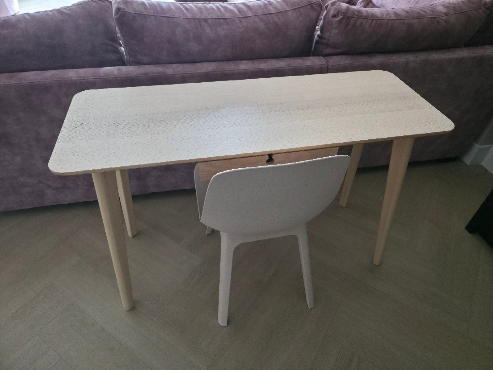 Bureau met stoel, Ophalen, 25 tot 50 cm, Rechthoekig