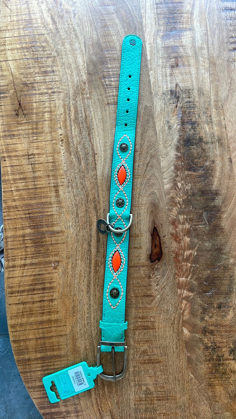 DWAM Ibiza honden halsband  janis large, Ophalen of Verzenden, Handgemaakt, Zo goed als nieuw