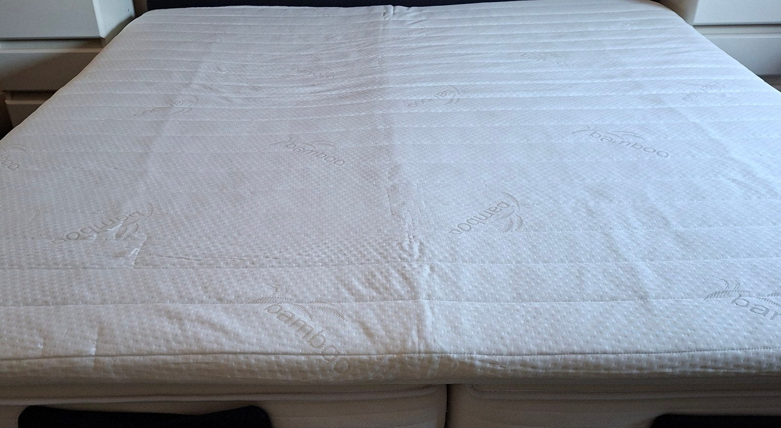 Matrastopper  180x200 x5, Huis en Inrichting, Ophalen, Wit, Tweepersoons, Zo goed als nieuw