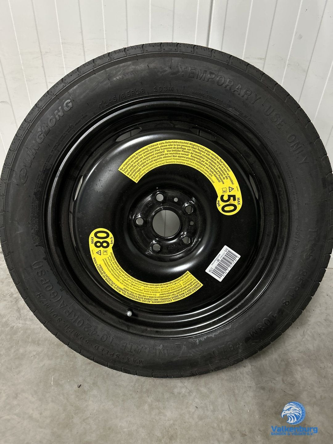 Nieuwe originele Volkswagen Tiguan Audi Q3 reservewiel thuis