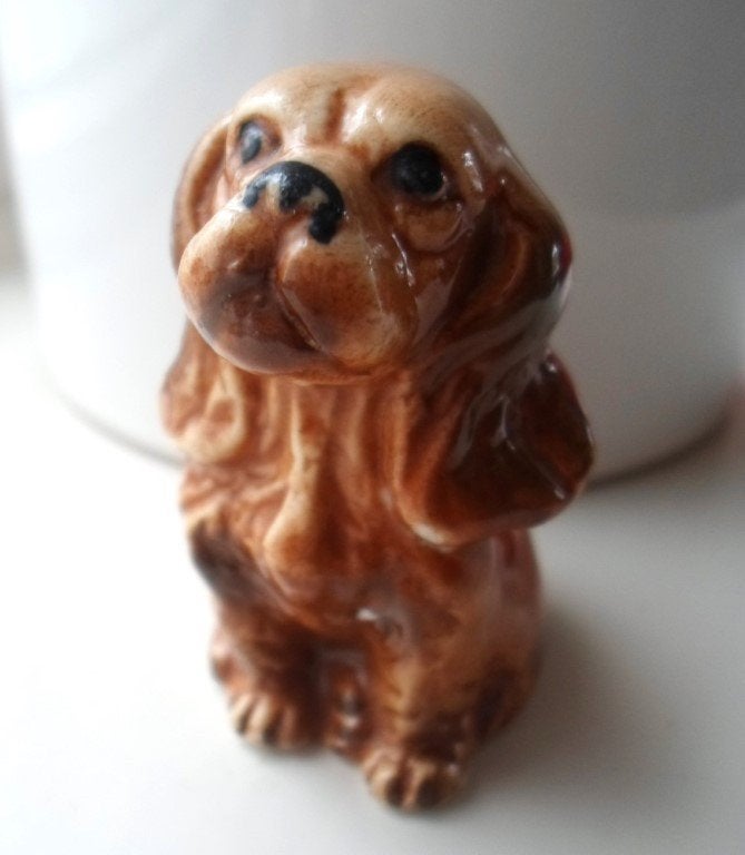 Porseleinen Spaniel hond., Ophalen of Verzenden, Zo goed als nieuw, Dier