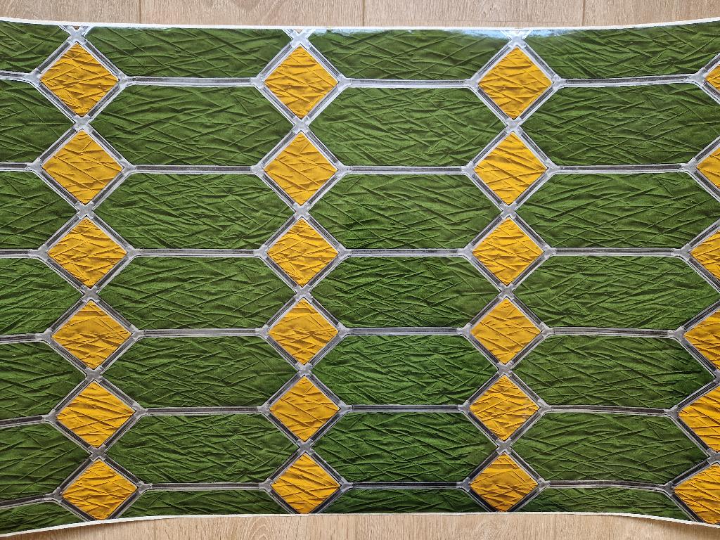 Zelfklevend plakfolie met een glas in lood print van Alkor, Minder dan 80 cm, Overige typen, Ophalen of Verzenden, Zo goed als nieuw
